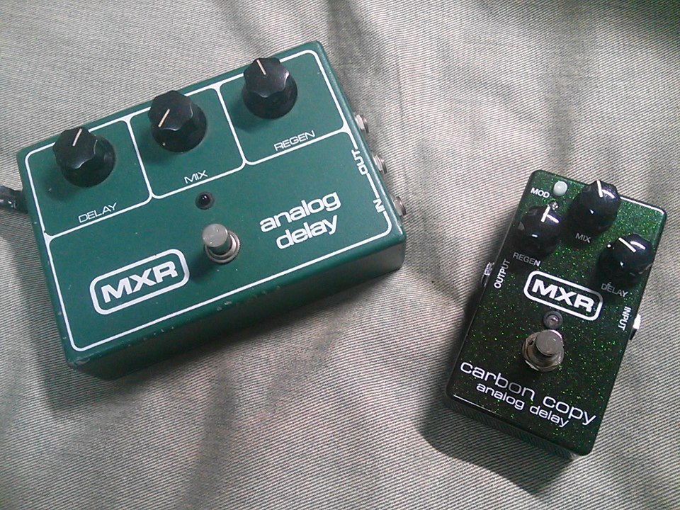 MXR Carbon Copy のモディファイ（MODスイッチ・MOD調整トリマ 改造